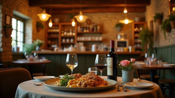 Good vibes et cuisine faite maison au bar restaurant à L'Hermitage-Lorge