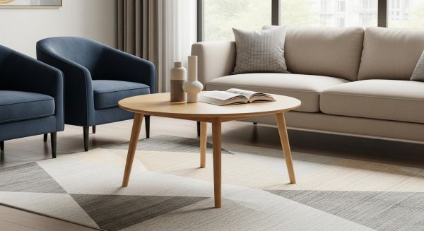 Les tables basses rondes : l’atout design pour sublimer votre salon